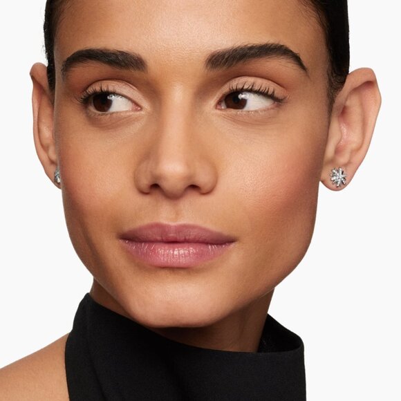 Current Item - David Yurman Petite Starburst Diamond Earrings - DY Backs - Picture 5 of 10